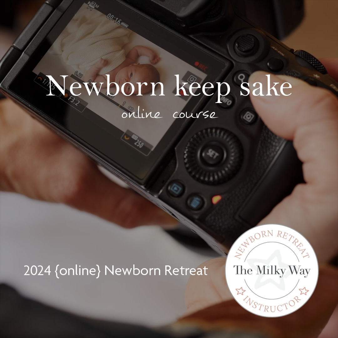 How to make a newborn keep sake film in the studio