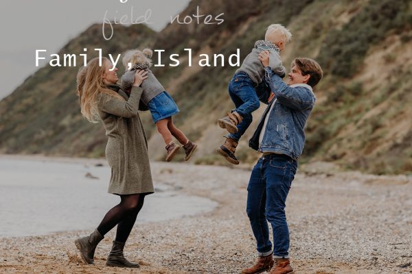 Behind the scenes family session island