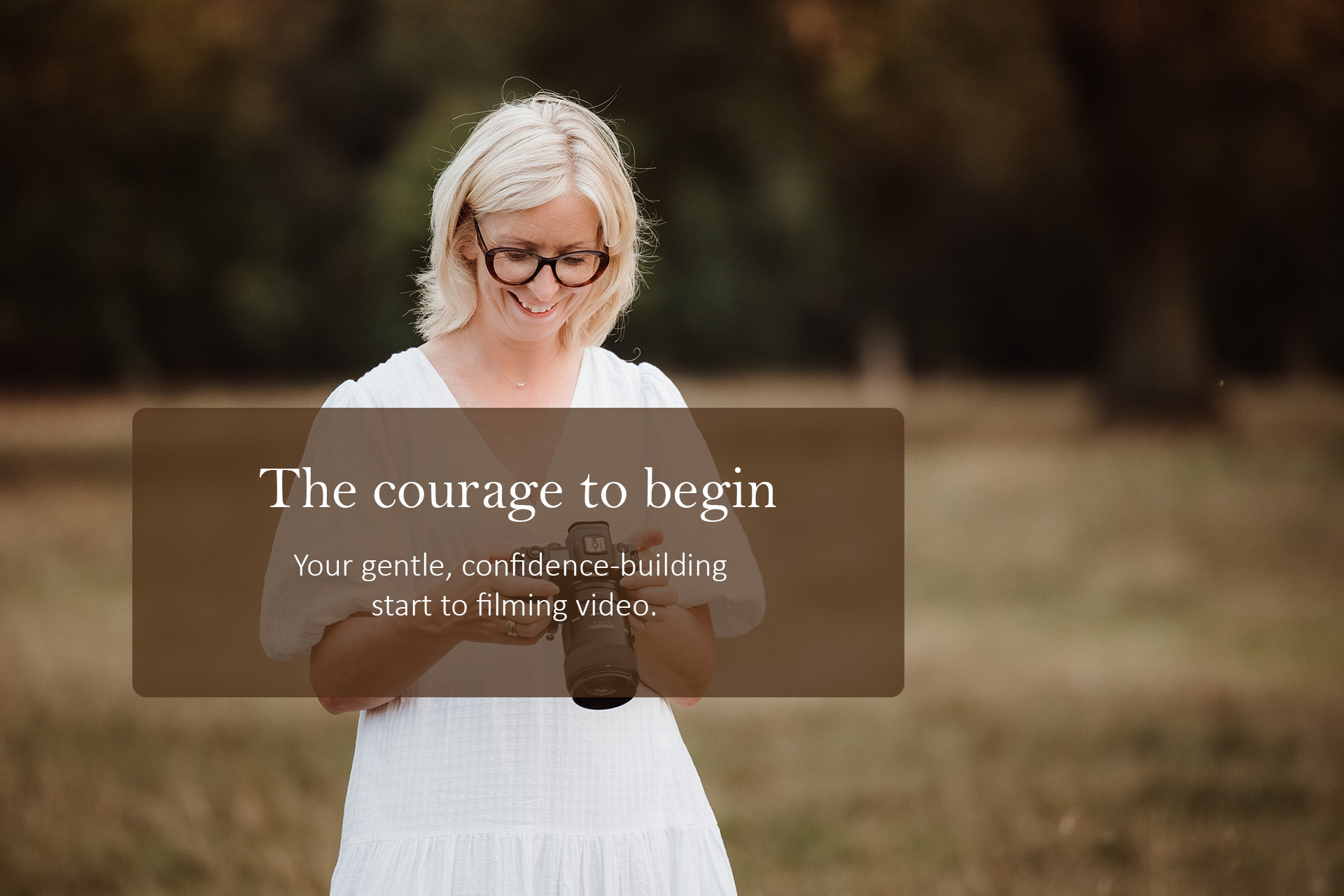 The Courage to Begin with video - Dorte The Courage to Begin with video - Dorte